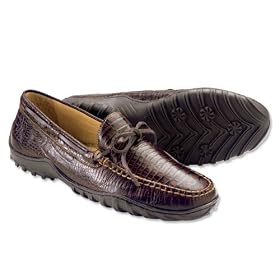 Hand-Sewn Croc-Print Loafer Croc-Print Loafer by Orvis
