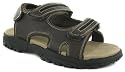 New Earth "Reef" Men's Adjustable Velcro Outdoor Sandals - Brown
