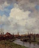12X16 inch Maris Jacobus Landscape vicinity Den Haag Sun Unedited