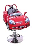 Barbers Styling Chair Salon Equipment Performance car style with sounds Red