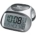 Seiko QHR008SLH Silver R-WAVE Radio Controlled Get Up N Glow Bedside Alarm Clock