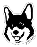 ☆ウエルシュ・コーギー☆DOG FACEステッカー/防水加工