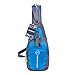 WOMHOPE Portable Multi-functional Waterproof Super Light Unisex Outdoor Sports Chest Pack Bag Chest Bag Pouch Belt Bum Bag Sling Bag Adjustable Shoulder Strap Casual Bag Shoulder Backpack Cross Body Bag - Hiking,Mountaineering,Biking,Running (Blue)