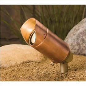 Kichler Accent Landscape Fixture 12v With 20fl Lamp Copper by Kichler