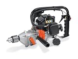 Tanaka Commercial Grade Gas Powered Gas Drill 26cc 1.3 HP 2-Stroke with Reversing Lever (CARB Compliant) #TED-262R