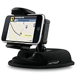 Universal 2-in-1 Dash and Window Mount for mp3 players, GPS, Apple iPhone, Mobile Phones - By Naztech