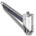 Bru Joy Ultra-Sharp Dual Blade Vegetable Julienne Peeler All Stainless Steel - Dish-Washer Safe
