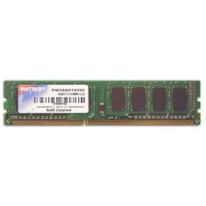 Patriot Signature 4 GB PC3-10600 (1333 MHz) DDR3 Desktop Memory $17.99