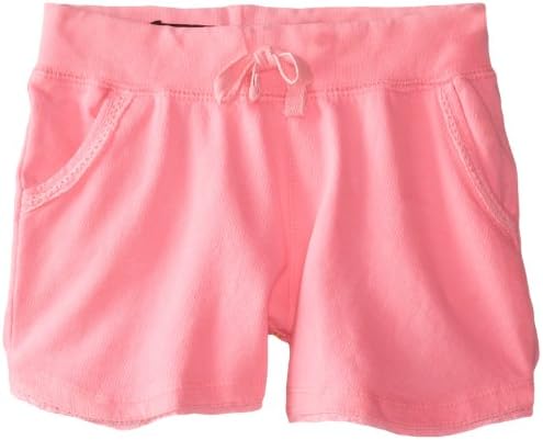 Freestyle Revolution Girls 7-16 Crochet Lace Trim French Terry Short