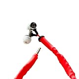 CordCruncher Tangle-Free Adjustable Bass In-Ear Headphones by Mel B, Poppin Pink