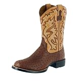 Ariat Mens Cobalt XR Pro Full-Quill Ostrich 