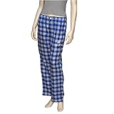 L.A. Dodgers Ladies Royal Blue Plaid Malibu Pajama Pants