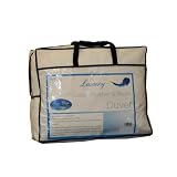 Homescapes - Luxury White Goose Feather & Down Duvet - 4.5 Tog - King Size - 100% Cotton Anti Dust Mite & Down Proof Fabric - Anti allergen - Box Baffle Construction - Washable at Home rangeby Homescapes