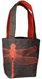 Freeset Harmony Dragonfly Brown Bucket Vegan Tote