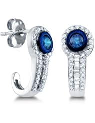 0.65 cttw. Diamond Fashion Earrings 10K White Gold