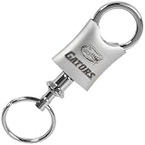 Florida Gators Brushed Metal Valet Keychain