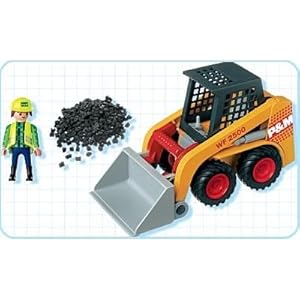Playmobil 4477 La Vie au Port Docker / Tracteur Dumper