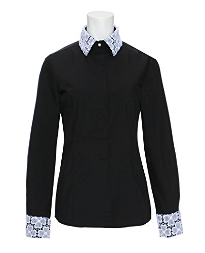 (ナラ カミーチェ)NARA CAMICIE クローバーレースフライフロントシャツ