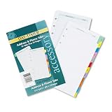 ACCO / DAY-TIMERS, INC. / Portable size address/phone directory for looseleaf planner, colored tabs / DTM14911 / Sold as 1 Each / Mfr Part # 14911 \*/ Portable size address/phone directory for loosele