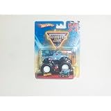 2010 Hot Wheels Monster Jam 1:64 Scale Flag Series- Blue Jurassic Attack #65 75