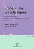 Probabilités & statistiques : Résumés des cours, Exercices et problèmes corrigés, QCM