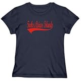T-Shirt Woman  Retro Script Turks & Caicos Islands  Country