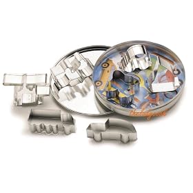 Kitchen Craft Cookie Cutters, Transport Shaped, Set of 7
