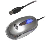 Blue Neon Mouse with PS/2 and USB Adapter