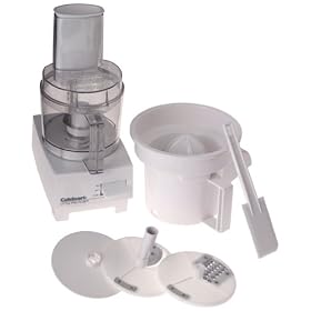 Cuisinart LPP 3-Cup Little Pro Plus Food Processor and Juicer, White