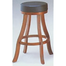 Click here to buy Oak Finish Bar Stool .