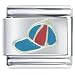 Jewelry : Baseball Cap Blue Sport Fashion Italian Charms Bracelet Link