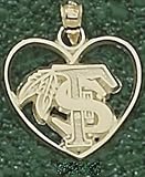 Anderson Jewelry Florida State Seminoles Feather Gold Charm