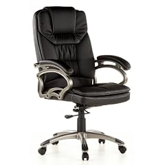 HJH Office/Buerostuhl24 668350 B�rostuhl / Chefsessel Triton 300 PU, schwarz / titan