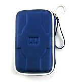 Quality and Protective Blue Hard Case Slide Zipper Closure with Metal Clip Included for NDS Nintendo DS Lite
