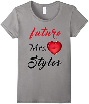 Women's Directioner - Future Mrs Styles T-shirt Medium Slate