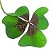 Wallmonkeys Peel and Stick Wall Decals - Trèfle à Quatre Feuilles Sur Fond Blanc - Removable Graphic