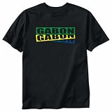 T-SHIRT BLACK   TRIPLE II GABON   Large