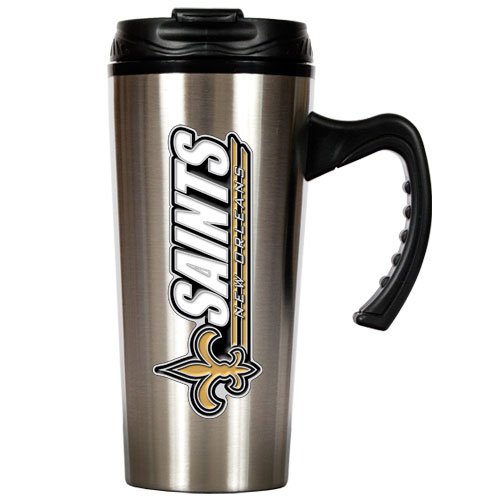 New Orleans Saints NFL 16oz Stainless Steel Travel Mug