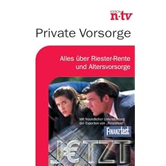 Private Vorsorge - Alles �ber Riester-Rente [VHS]