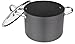 Cooks Standard Stockpot Dutch Oven Casserole with Glass Lid, 8-Quart Classic Hard Anodized Nonstick Soup Pot, Black