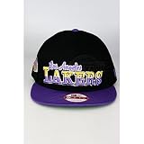 New Era Split Block LA Lakers Snapback Hat Black. Size: