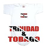 Baby Bodysuit White  Flag Trinidad & Tobago  Country