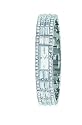 DKNY NY3715 Ladies Stainless Crystal Set Bangle and Silver Dial Watch