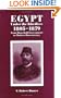 Egypt Under the Khedives, 1805-1879: From Household Government to Modern Bureaucracy