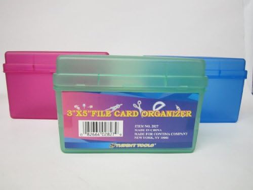 FILE CARD ORGANIZER 3''X 5''
