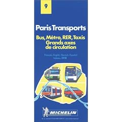 Michelin Paris Transports Map No. 9 (Michelin Maps & Atlases): Michelin Travel Publications, Pneu Michelin