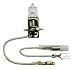 Import V552-2 Oe Blk Rect Fog Lite Quartz Halogen Lights