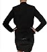 Love Stitch Jacket with Detachable Hem in Black