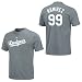 Majestic L.A. Dodgers #99 Manny Ramirez Charcoal Player T-shirt (X-Large)