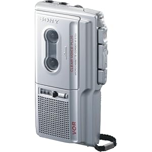 Sony M675V Microcassette Dictation Recorder with Built-in Microphone